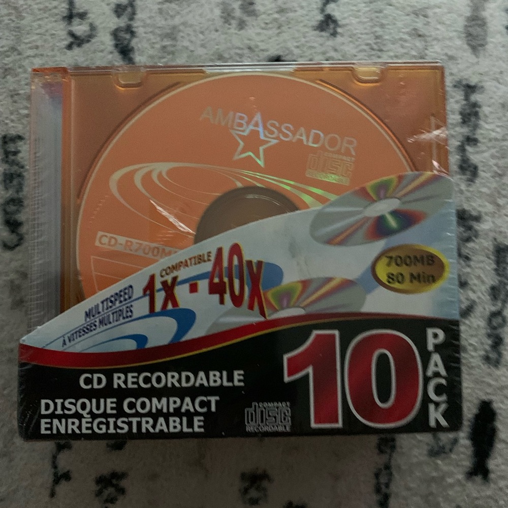 Ambassador 10 pack CD disc sealed new